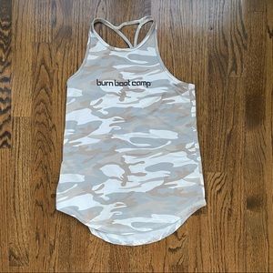 Burn Boot Camp Camo Tank - extra small